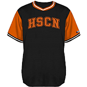 Vintage No-Button Short Sleeve Baseball Jersey