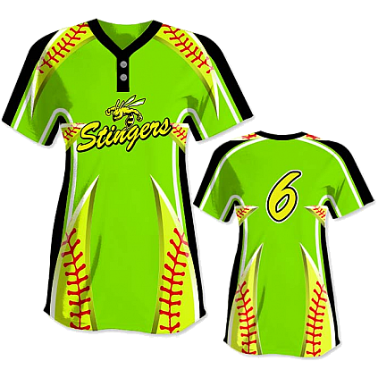 Bash Stitches2 FP Jersey SS 2-Button