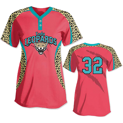 Chameleon Leopard FP Jersey SS 2-Button