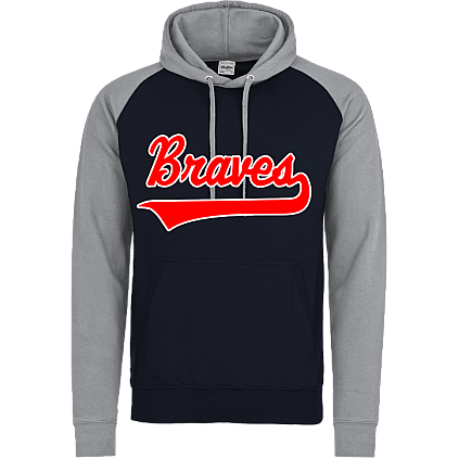 Braves Kontrast-Kapuzenpullover
