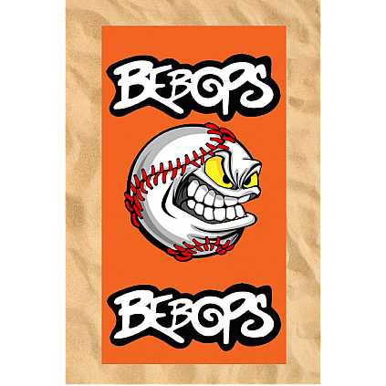 Club All-Over Beach Towel: Angry Baseball