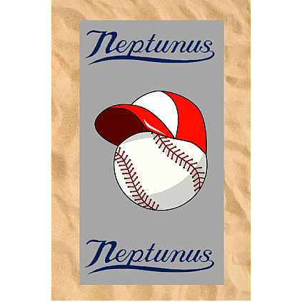 Club All-Over Beach Towel: Cap