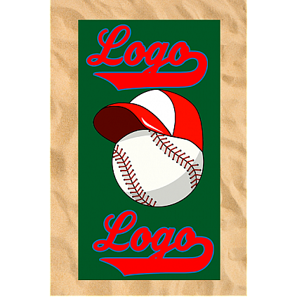 Club All-Over Beach Towel: Cap