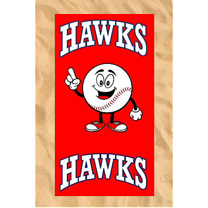 Club All-Over Badlaken: Happy Baseball