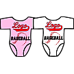 Pagliaccetto Club Baby: Cuciture da baseball