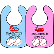 Club Baby Bib: Balls