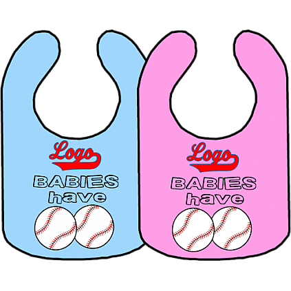 Club Baby Bib: Balls