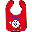 Club Baby Bib: Happy Baseball