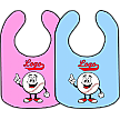 Club Baby Bib: Happy Baseball