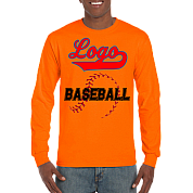 Club T-Shirt, Long Sleeve: Baseball seams