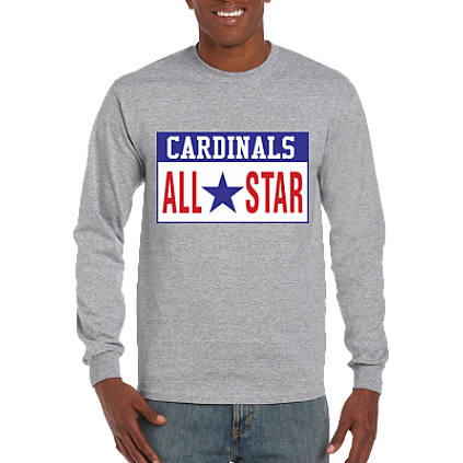 Club T-Shirt, Lange Mouw: All-Star