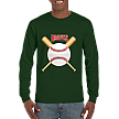 Camiseta Club, manga larga: Crossed Bats