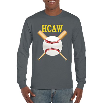 Camiseta Club, manga larga: Crossed Bats