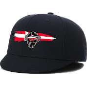Danish Umpire cap short visor, Plate model: black