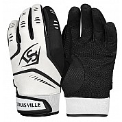 Louisville Slugger Omaha Batting gloves, White 