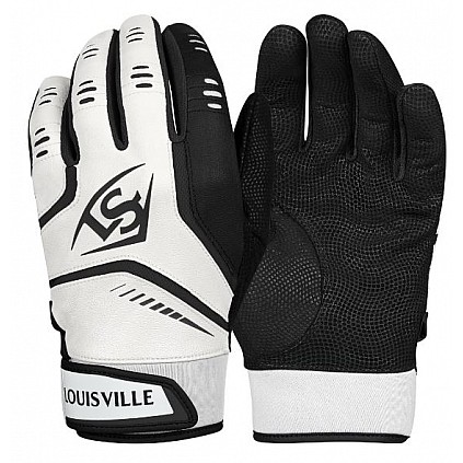 Louisville Slugger Omaha Batting gloves, White