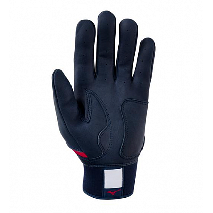 Mizuno Pro Select batting gloves Navy/Red