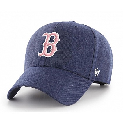 47 Brand MVP Red Sox Pink logo