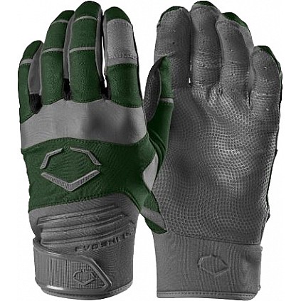 Evoshield Aggressor Batting Gloves Dunkelgrün