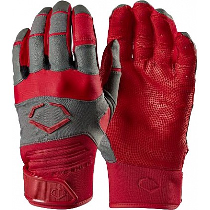 Evoshield Aggressor Batting Gloves Red