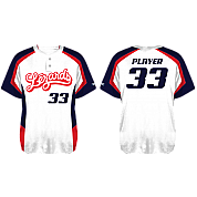 Loire Lézards Shirt, 2-Button: Flatback Mesh