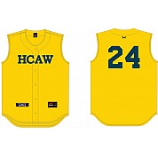 HCAW Shirt Softbal: HCAW, FlatBack Mesh