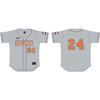 Shirt Nederland O.S. Athene, grijs