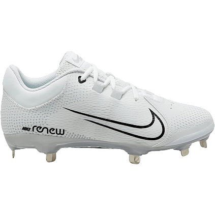 Nike Hyperdiamond 4 Pro Metal, Women: White/Black
