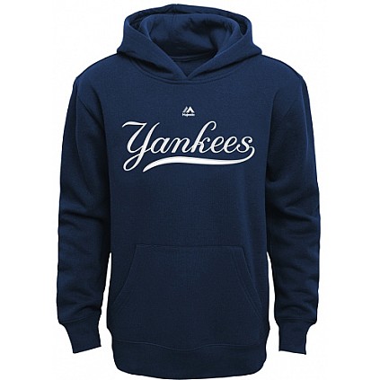 Yankees Wordmark Hoodie, Youth: 2/4 Years