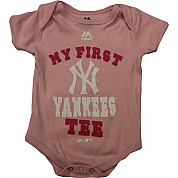 Bodi infantil Yankees My First Creeper, roze