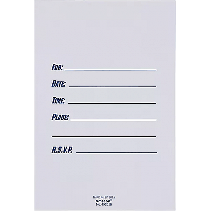 Baseball Invitations (8)