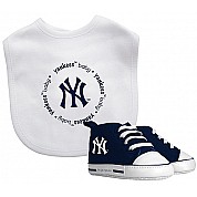Baby Set: Bib + Shoes: Yankees