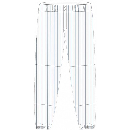 Covee PN Broek Nylon Wit/Royal
