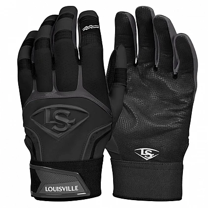 Louisville Slugger Prime Batting Handschuhe, Schwarz