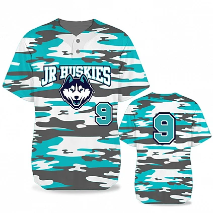 Camo Traditional BB Jersey SS 2-Button