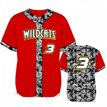 CamoLot2 Digital BB Jersey SS Full-Button