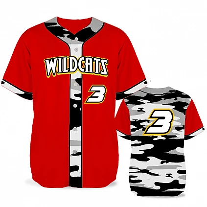 CamoLot2Traditional BB Jersey SS Full-Button