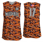 CamoRama Digital FP Jersey Sleeveless Full-Button