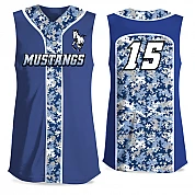 Camo Soul Digital FP Jersey Sleeveless Full-Button