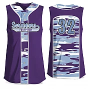 Camo Soul Traditional FP Jersey Sleeveless Full-Button