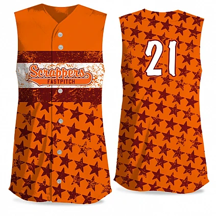 Grand FP Jersey Sleeveless Full-Button