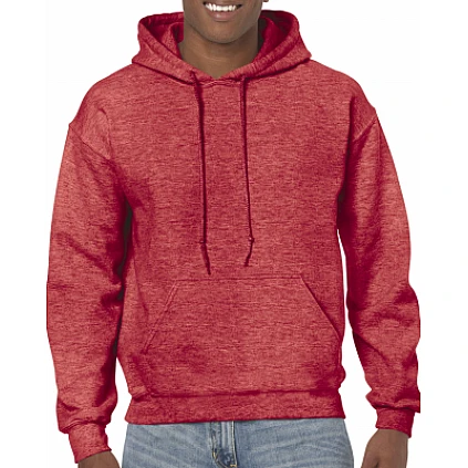 Hoodie: Heather Red