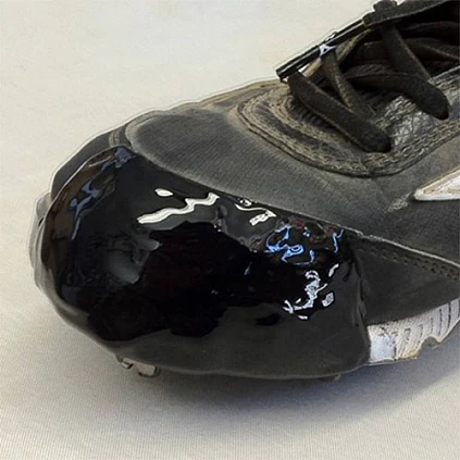 Tuff Toe . Resina de protección para zapatos de picher Black