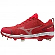 Mizuno Dominant 4 Niedrig Rot/Weiß