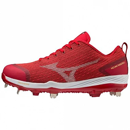 Mizuno Dominant 4 Niedrig Rot/Weiß