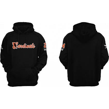 Cardinals Oss Hoodie: Zwart