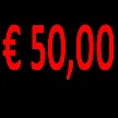 € 50,00 Spending Voucher Points System (1000 Points)