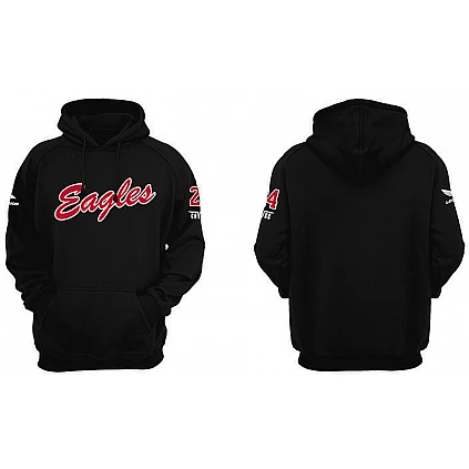 Eagles Deventer Kapuzenpulli: Schwarz