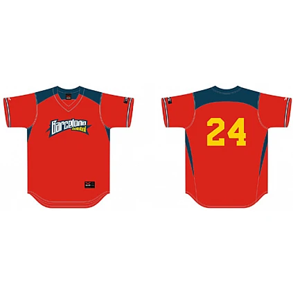 Camisa Barcelona: Flatback Mesh