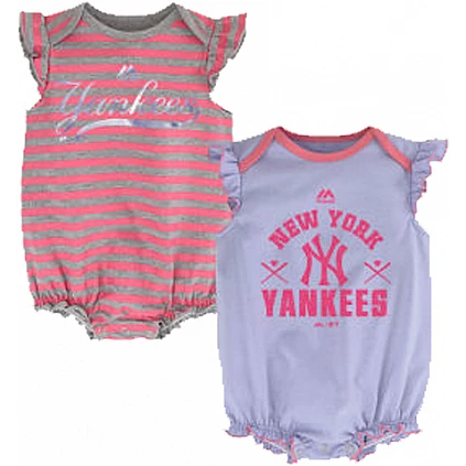 Pink Sparkle Creeper Yankees, set of 2